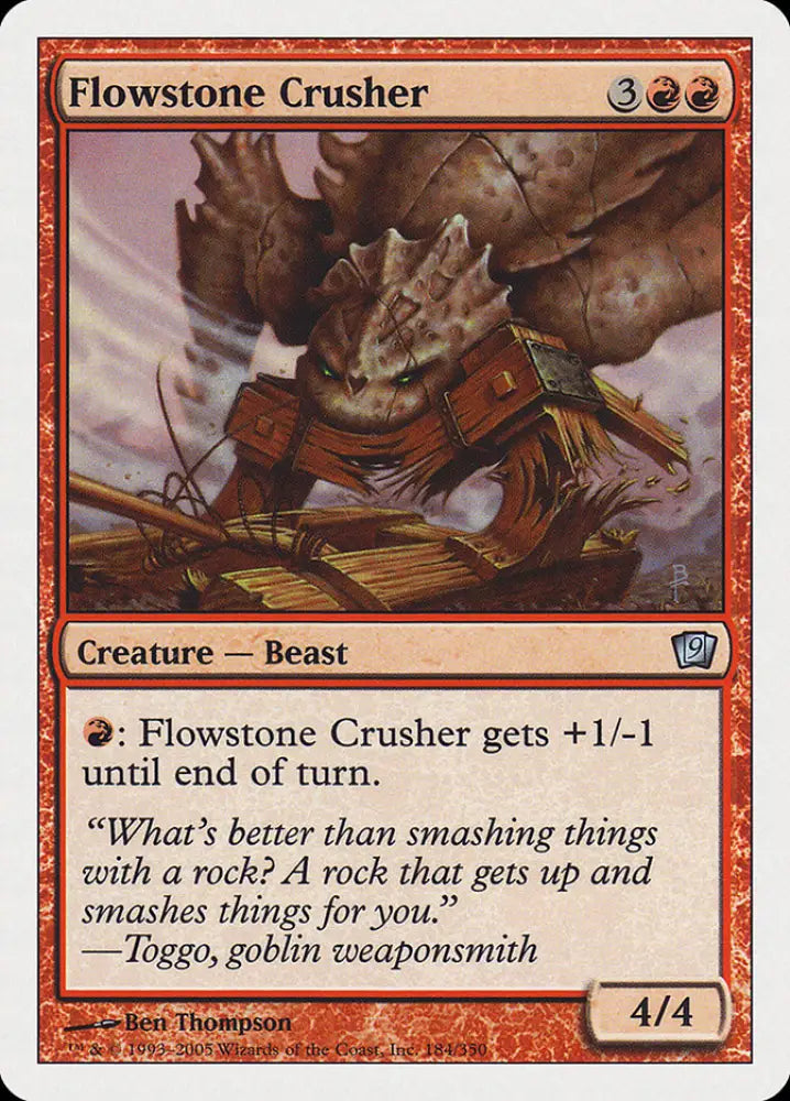Flowstone Crusher [Ninth Edition] - MTG Single