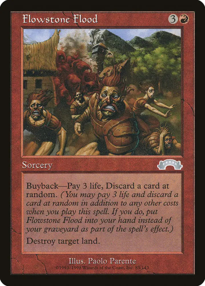Flowstone Flood [Exodus] - MTG Single