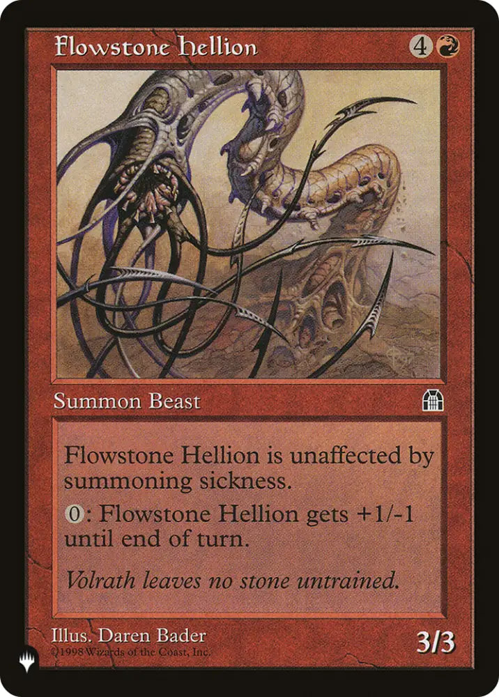 Flowstone Hellion [The List] - MTG Single