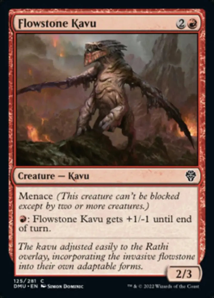 Flowstone Kavu [Dominaria United] - MTG Single