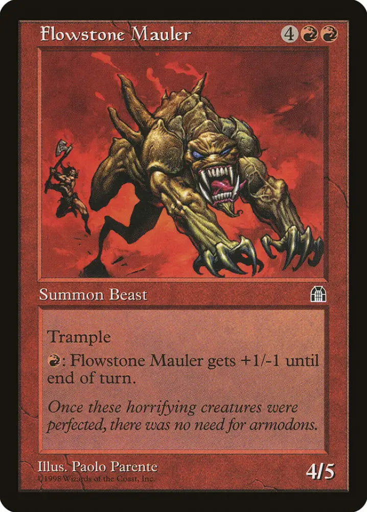 Flowstone Mauler [Stronghold] - MTG Single