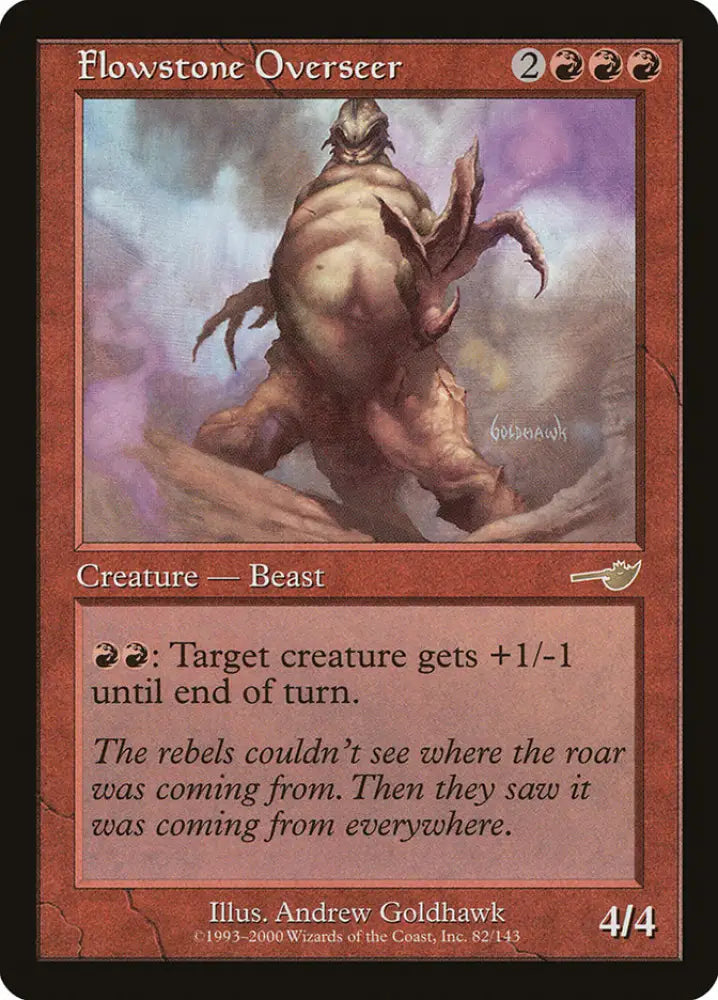 Flowstone Overseer [Nemesis] - MTG Single