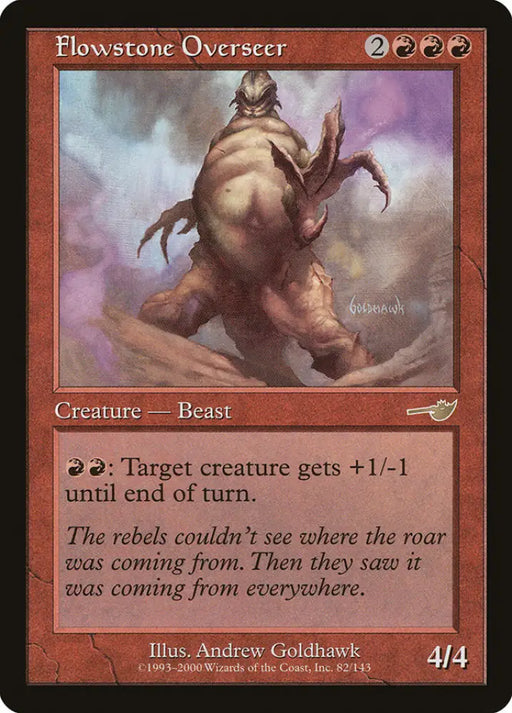 Flowstone Overseer [Nemesis] - MTG Single
