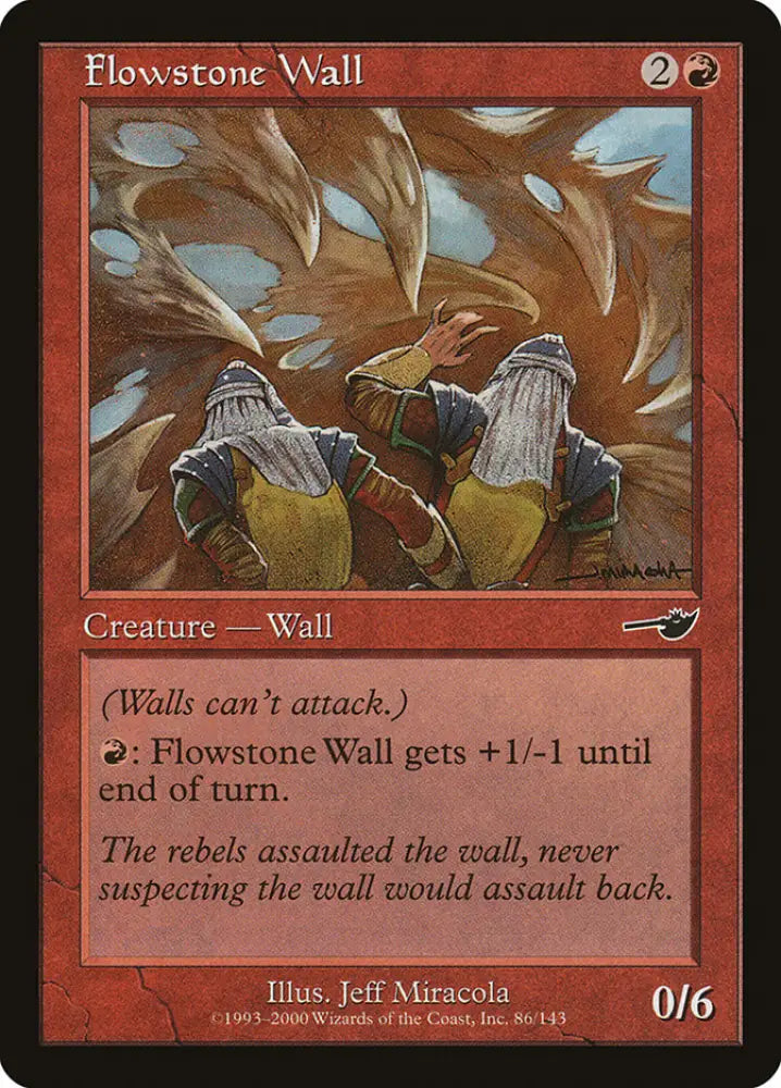 Flowstone Wall [Nemesis] - MTG Single