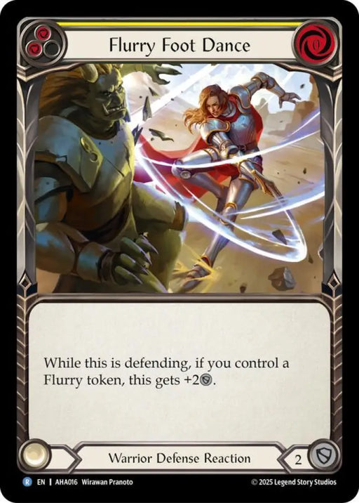 Flurry Foot Dance (Yellow) (AHA016) [Armory Deck Origins: Hala]