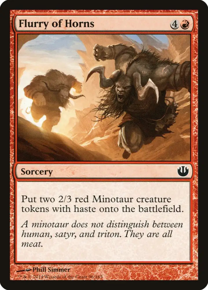 Flurry of Horns [Journey into Nyx] - MTG Single
