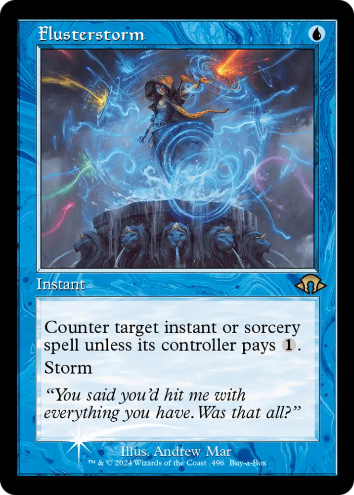 Flusterstorm (Retro Frame) [Modern Horizons 3 Prerelease Promos] - MTG Single