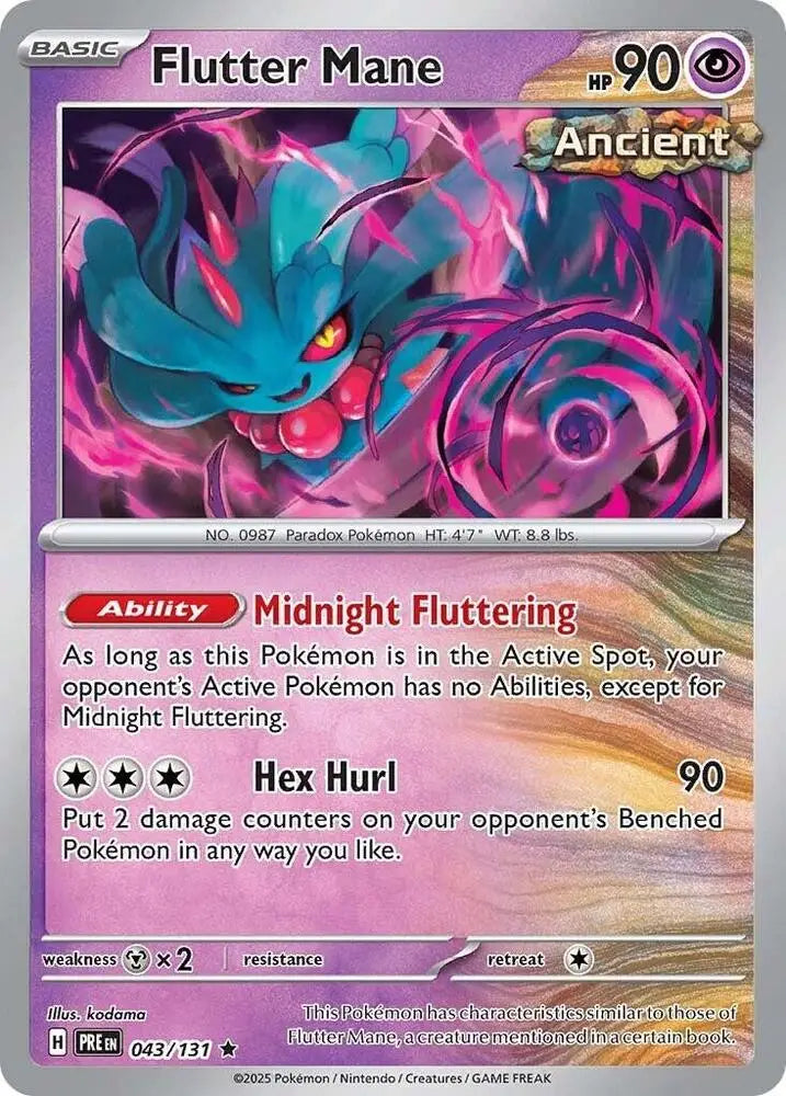 Flutter Mane (043/131) [Scarlet & Violet: Prismatic Evolutions] - Pokemon Single