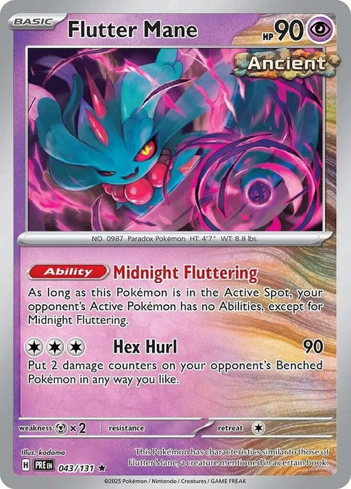 Flutter Mane (043/131) [Scarlet & Violet: Prismatic Evolutions] - Pokemon Single