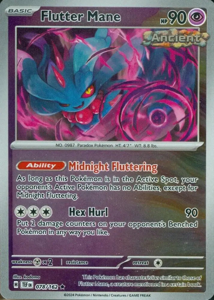 Flutter Mane (078/162) [Scarlet & Violet: Temporal Forces] - Pokemon Single