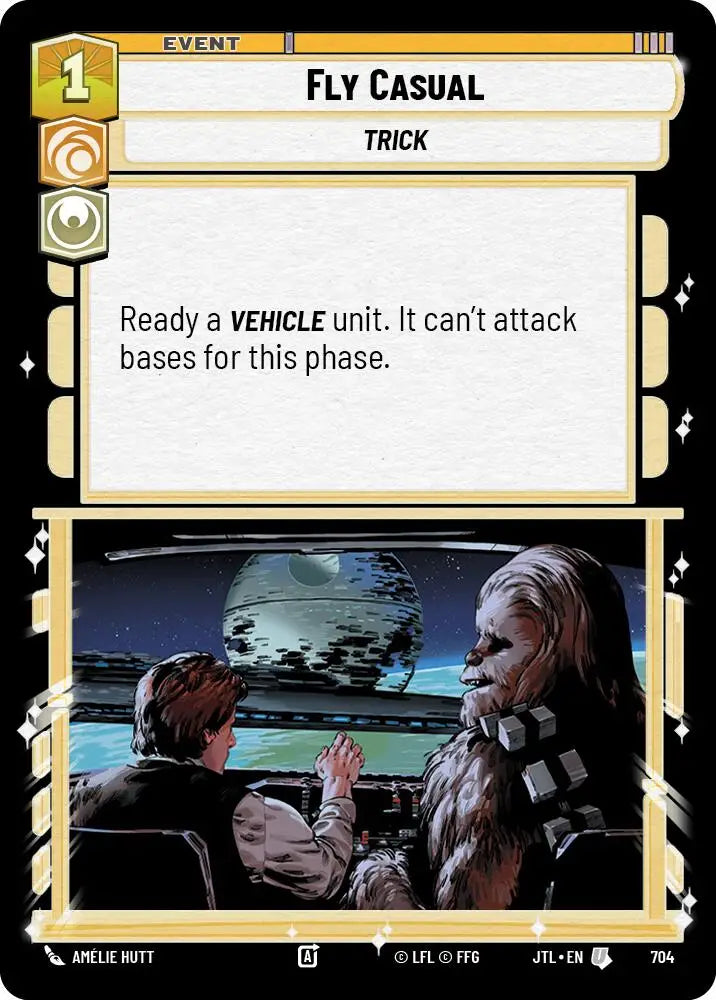 Fly Casual (Foil) (704) [Jump to Lightspeed] - Star Wars: Unlimited Single