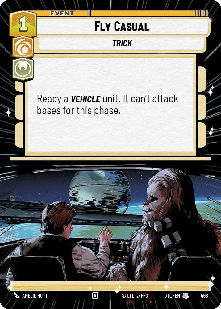 Fly Casual (Hyperspace) (468) [Jump to Lightspeed] - Star Wars: Unlimited Single