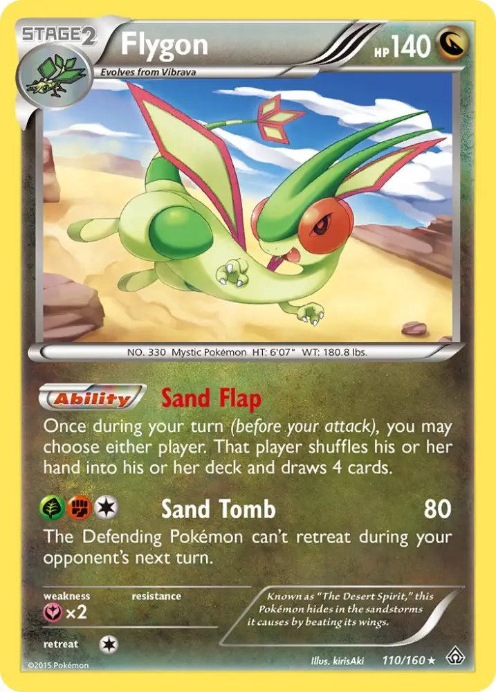 Flygon (110/160) (Cosmos Holo) (Blister Exclusive) [XY: Primal Clash] - Pokemon Single