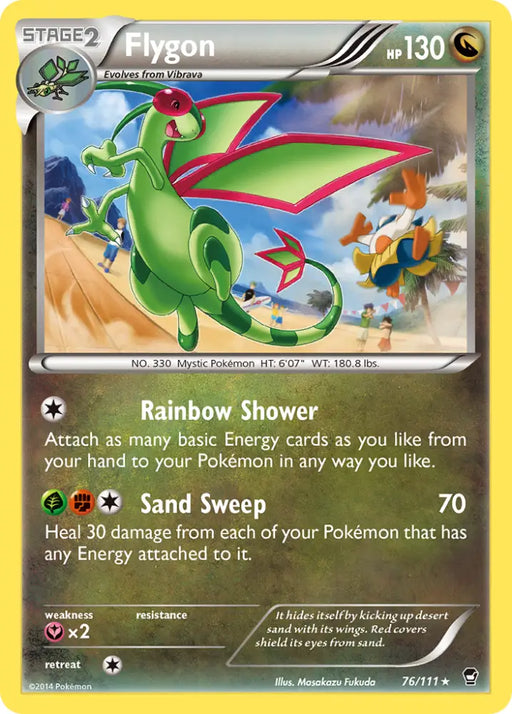 Flygon (76/111) [XY: Furious Fists] - Pokemon Single