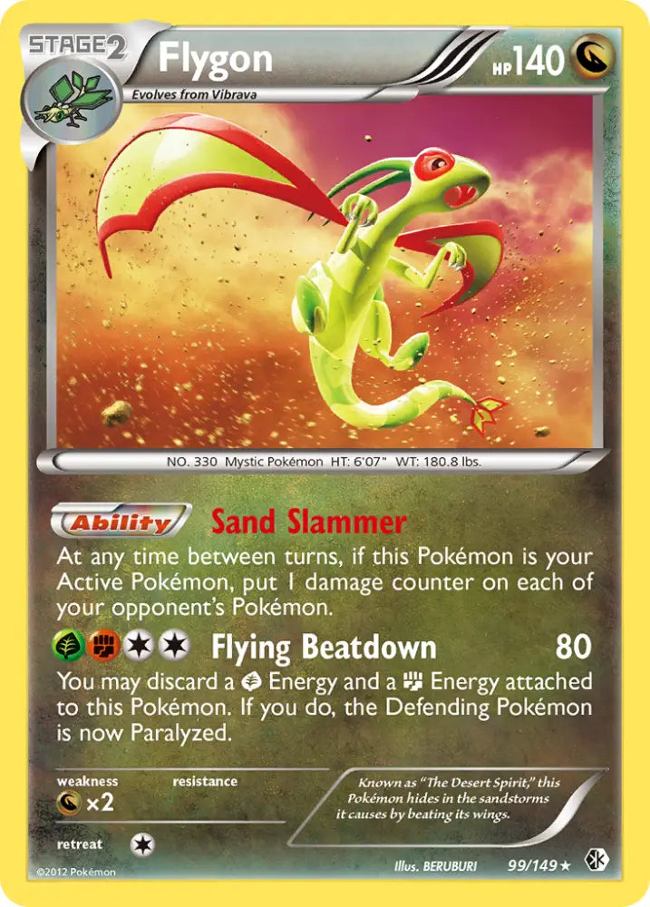 Flygon (99/149) [Black & White: Boundaries Crossed] - Pokemon Single
