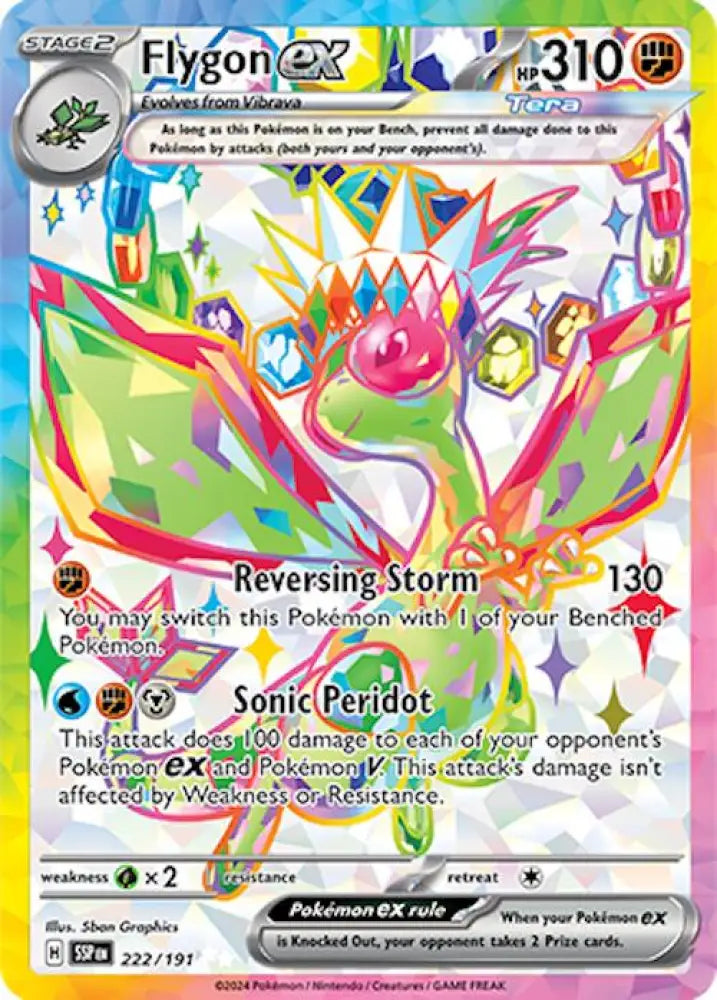 Flygon ex (222/191) [Scarlet & Violet: Surging Sparks] - Pokemon Single