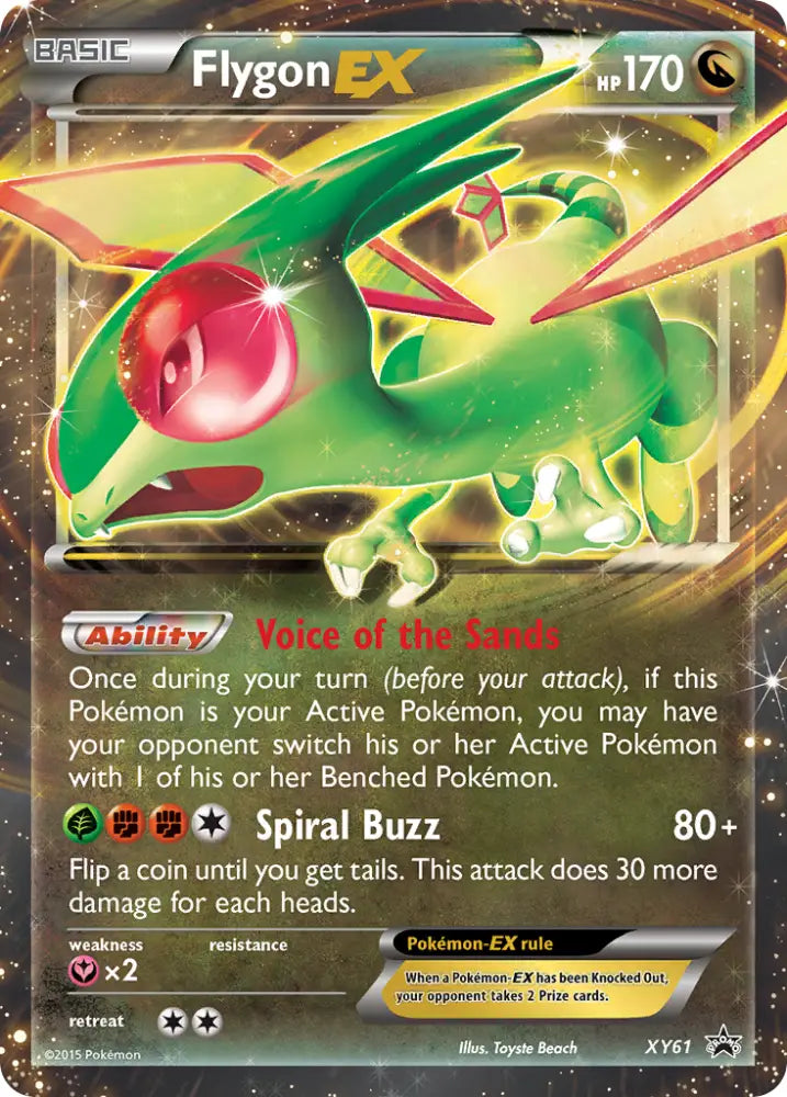 Flygon EX (XY61) [XY: Black Star Promos] - Pokemon Single