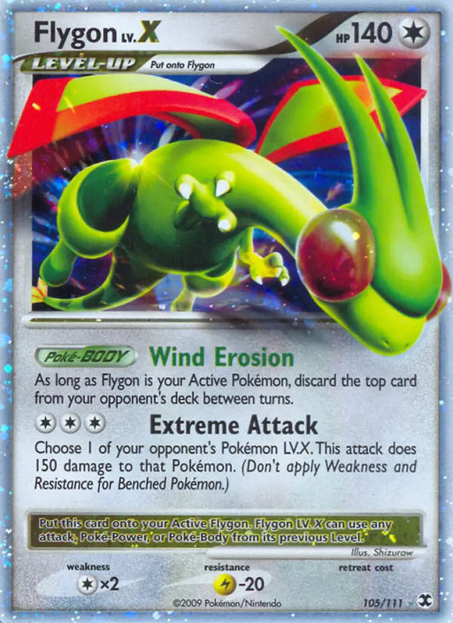 Flygon LV.X (105/111) [Platinum: Rising Rivals] - Pokemon Single