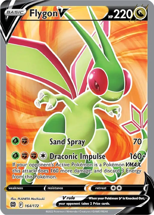 Flygon V (164/172) [Sword & Shield: Brilliant Stars] - Pokemon Single
