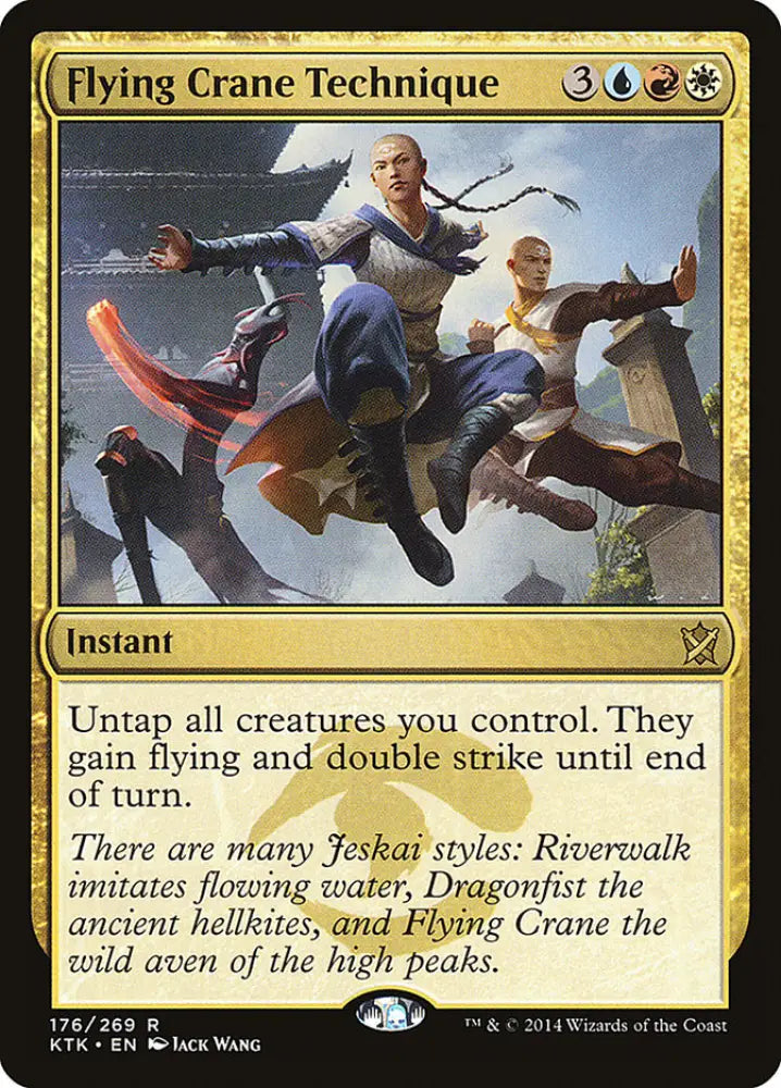 Flying Crane Technique [Khans of Tarkir] - MTG Single