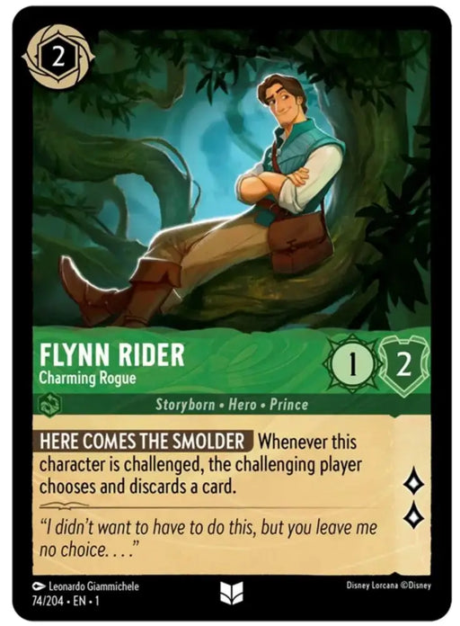 Flynn Rider - Charming Rogue (74/204) [The First Chapter] - Lorcana Single
