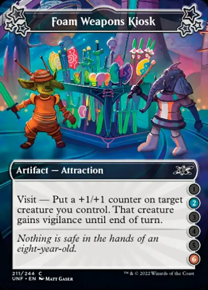 Foam Weapons Kiosk (2-6) [Unfinity] - MTG Single