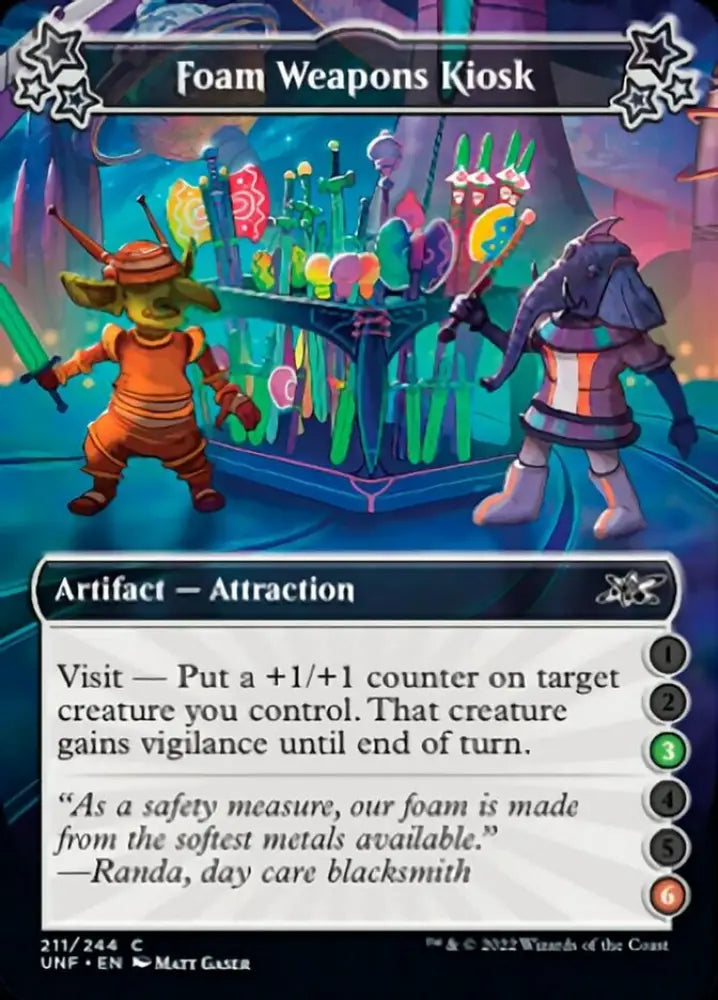 Foam Weapons Kiosk (3-6) [Unfinity] - MTG Single