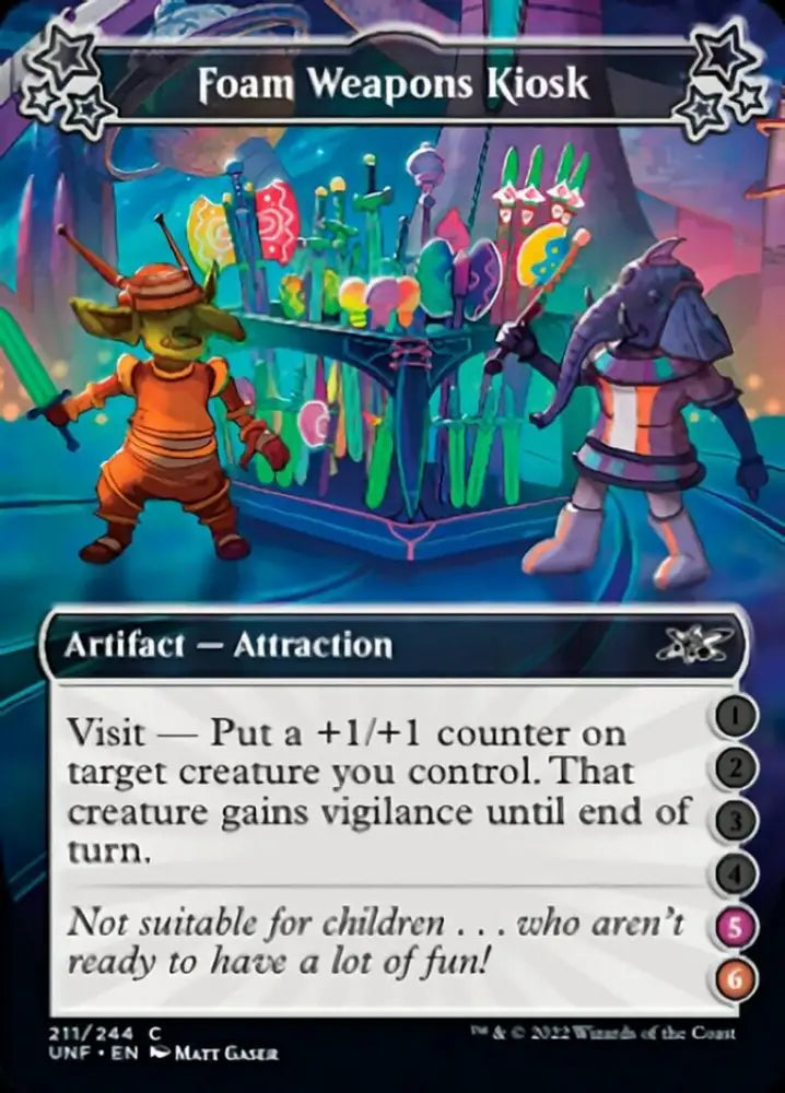 Foam Weapons Kiosk (5-6) [Unfinity] - MTG Single