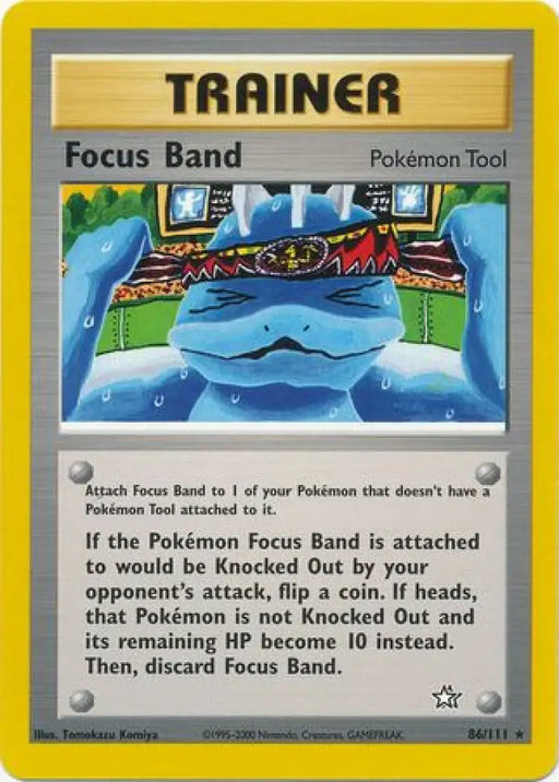 Focus Band (86/111) [Neo Genesis Unlimited] - Pokemon Single