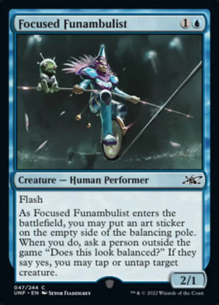 Focused Funambulist [Unfinity] - MTG Single