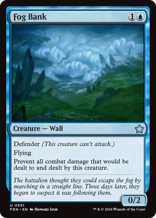 Fog Bank [Foundations] - MTG Single
