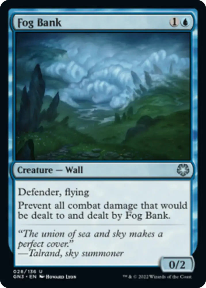 Fog Bank [Game Night: Free-for-All] - MTG Single