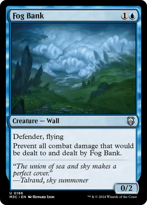 Fog Bank (Ripple Foil) [Modern Horizons 3 Commander] - MTG Single