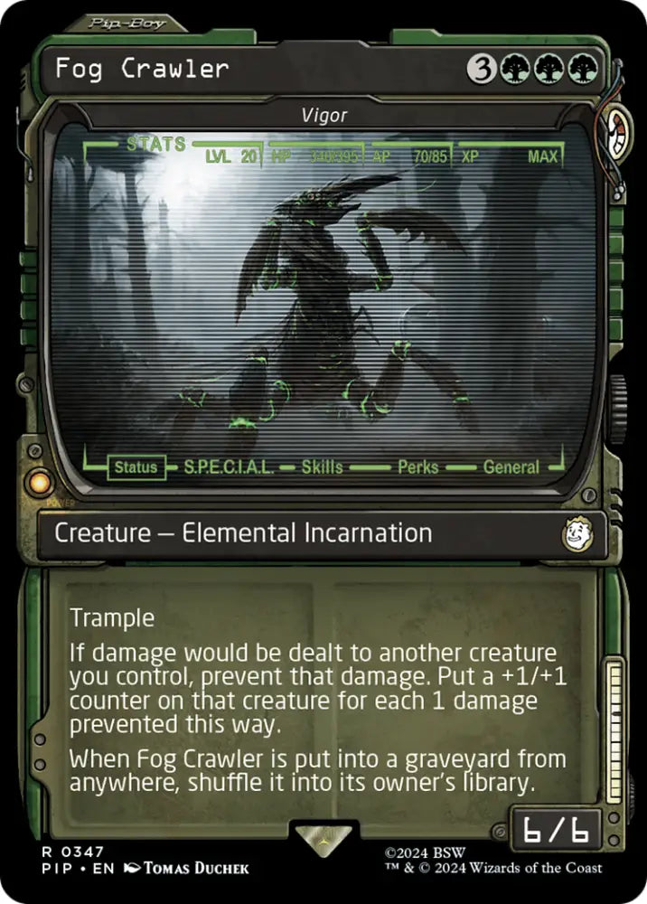 Fog Crawler - Vigor (Showcase) [Fallout] - MTG Single