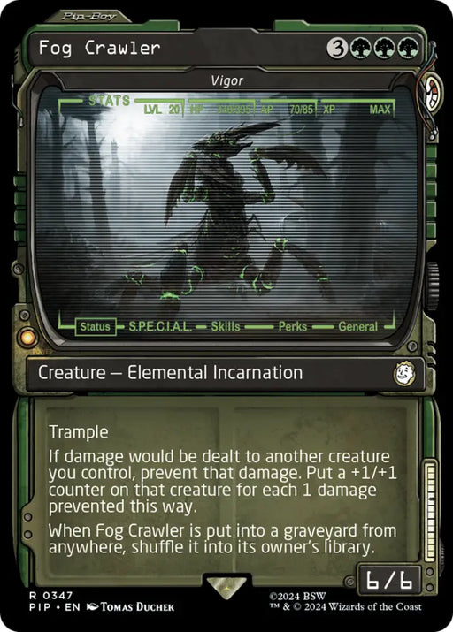 Fog Crawler - Vigor (Showcase) [Fallout] - MTG Single