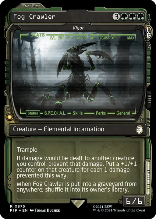 Fog Crawler - Vigor (Showcase) (Surge Foil) [Fallout] - MTG Single