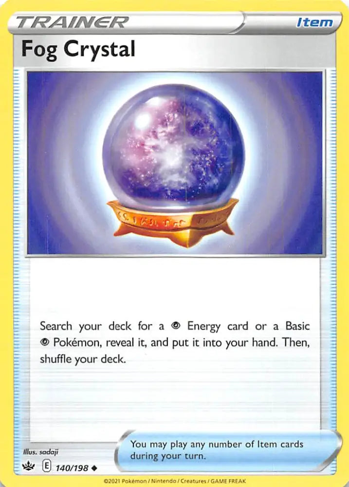 Fog Crystal (140/198) [Sword & Shield: Chilling Reign] - Pokemon Single