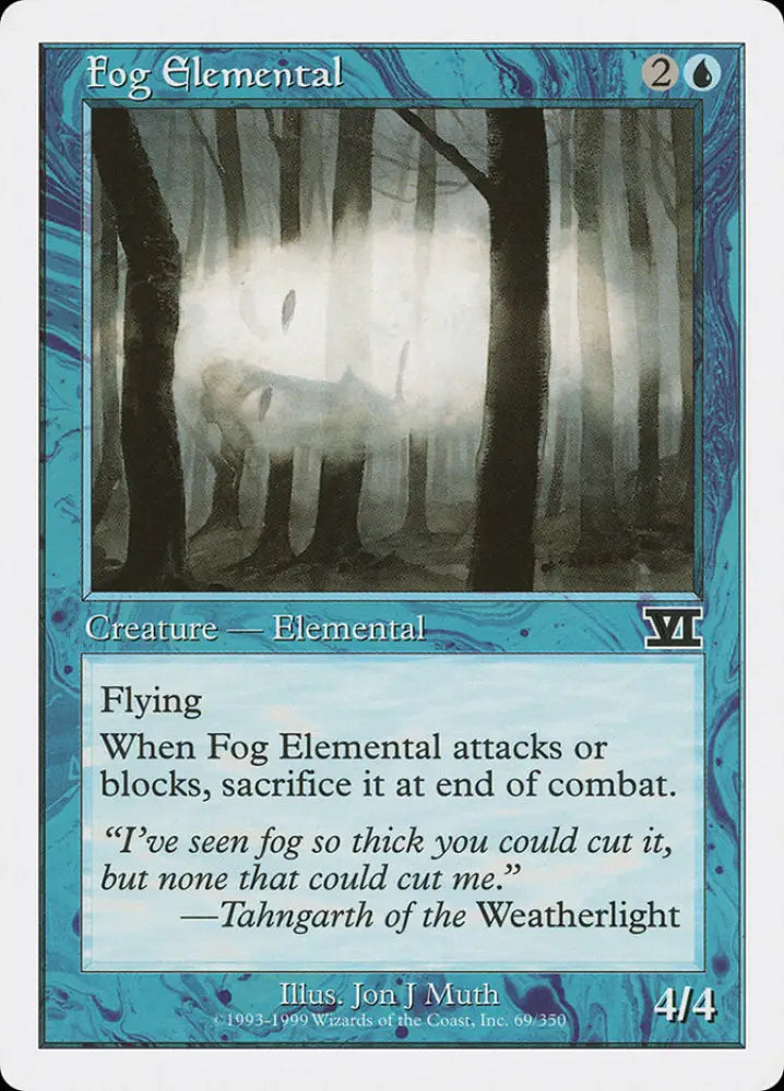 Fog Elemental [Classic Sixth Edition] - MTG Single