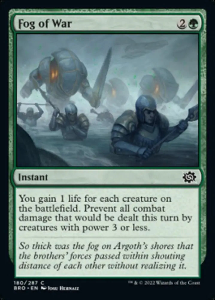Fog of War [The Brothers’ War] - MTG Single