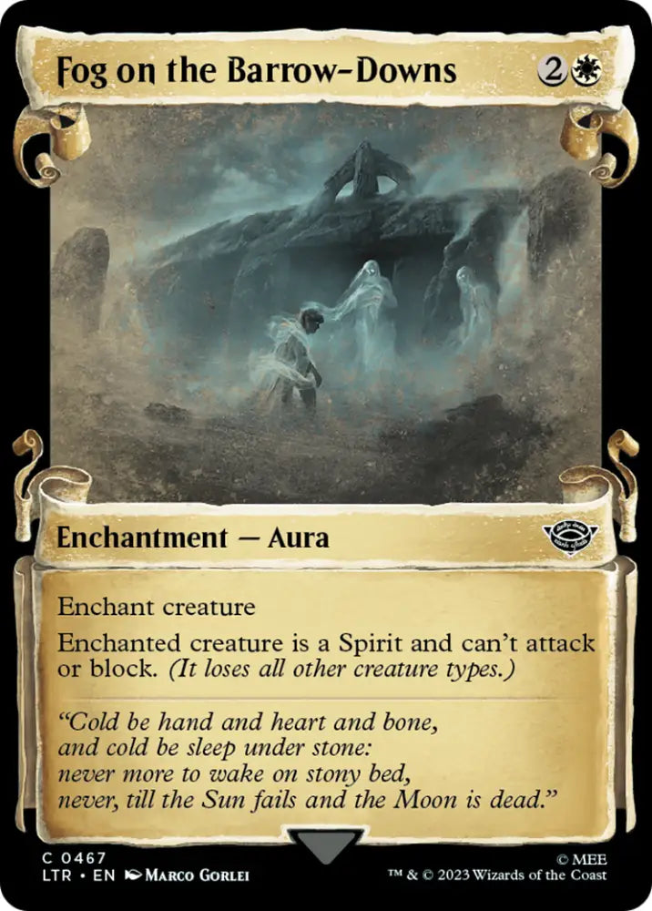 Fog on the Barrow-Downs [The Lord of the Rings: Tales of Middle-Earth Showcase Scrolls] - MTG Single