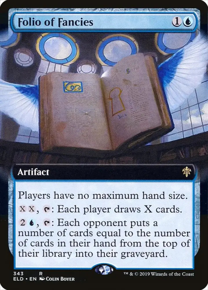 Folio of Fancies (Extended Art) [Throne of Eldraine] - MTG Single