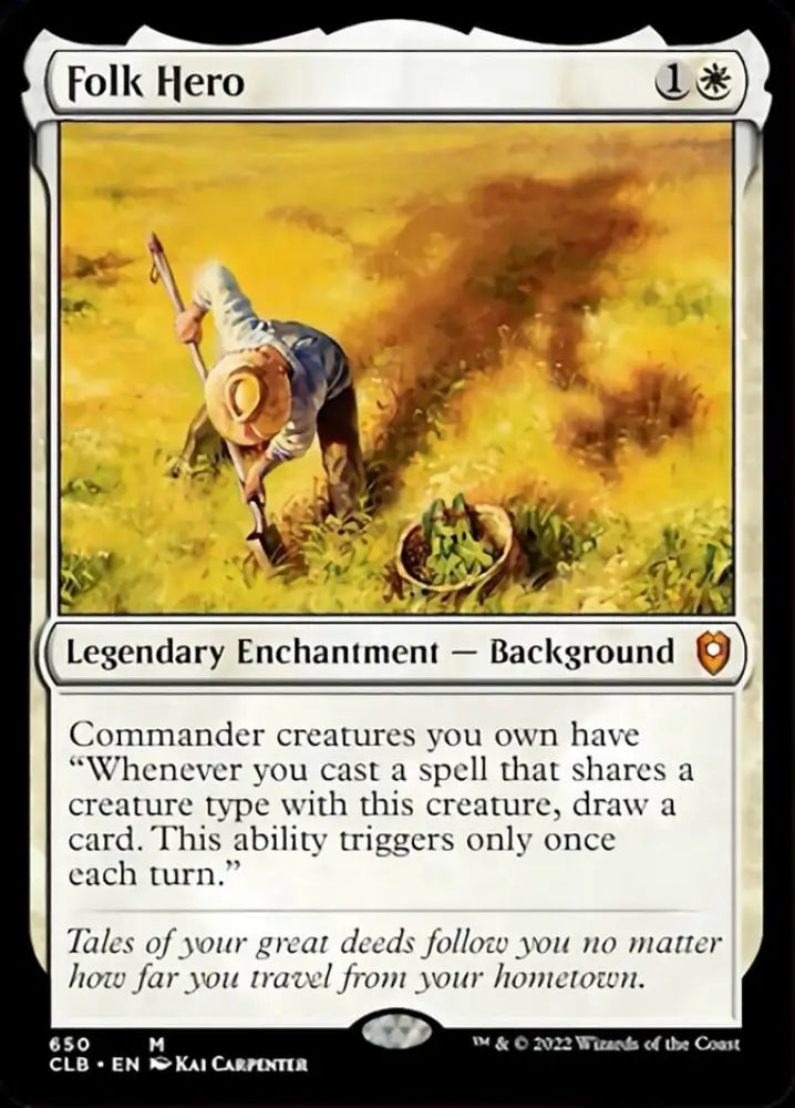 Folk Hero [Commander Legends: Battle for Baldur’s Gate] - MTG Single