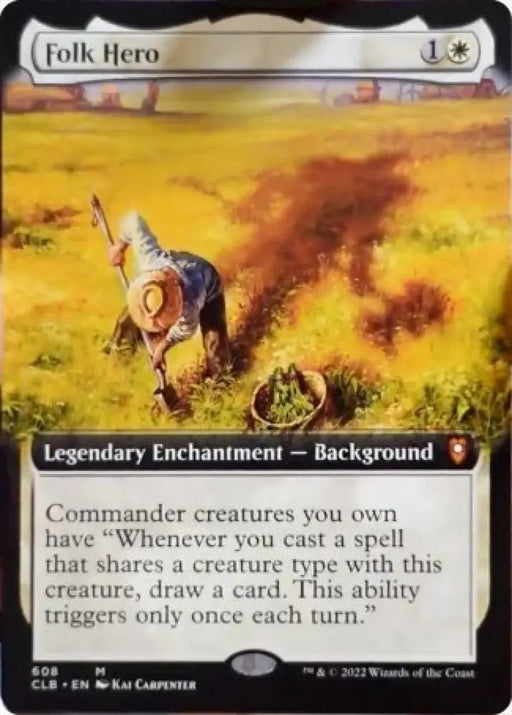 Folk Hero (Extended Art) [Commander Legends: Battle for Baldur’s Gate] - MTG Single