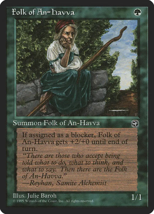 Folk of An-Havva (Reyhan Flavor Text) [Homelands] - MTG Single