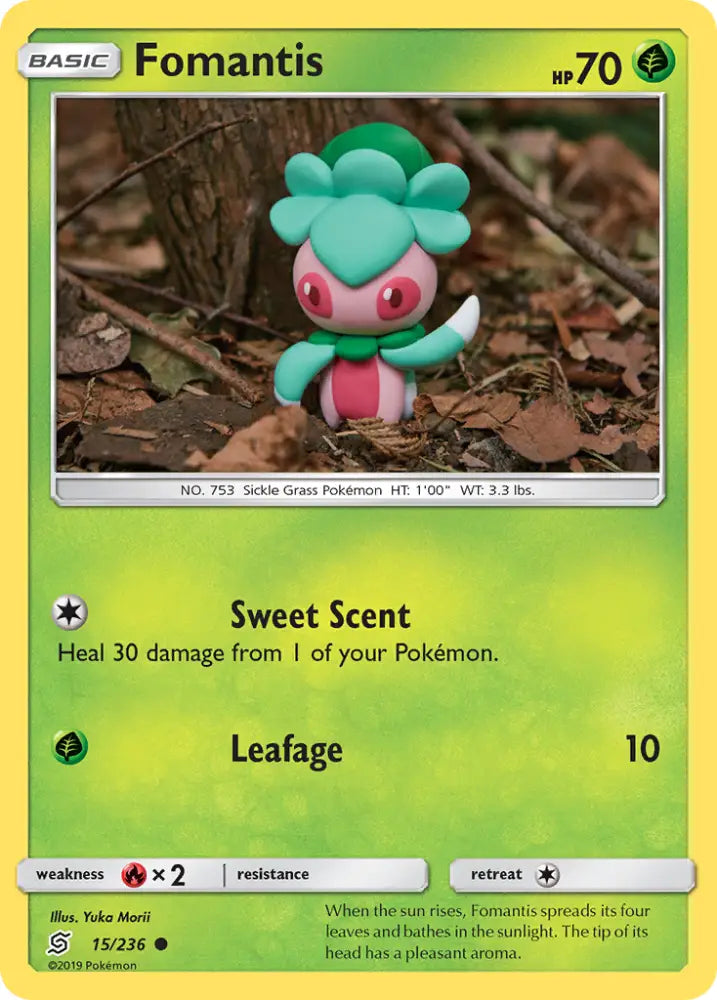 Fomantis (15/236) [Sun & Moon: Unified Minds] - Pokemon Single