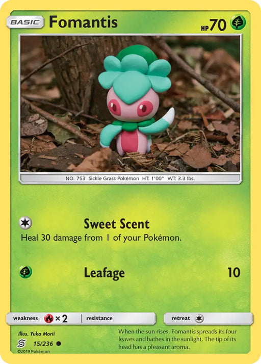 Fomantis (15/236) [Sun & Moon: Unified Minds] - Pokemon Single