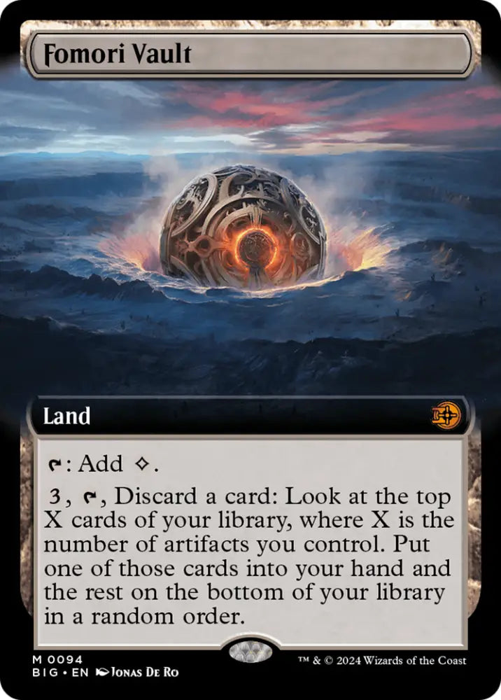 Fomori Vault (Extended Art) [Outlaws of Thunder Junction: The Big Score] - MTG Single