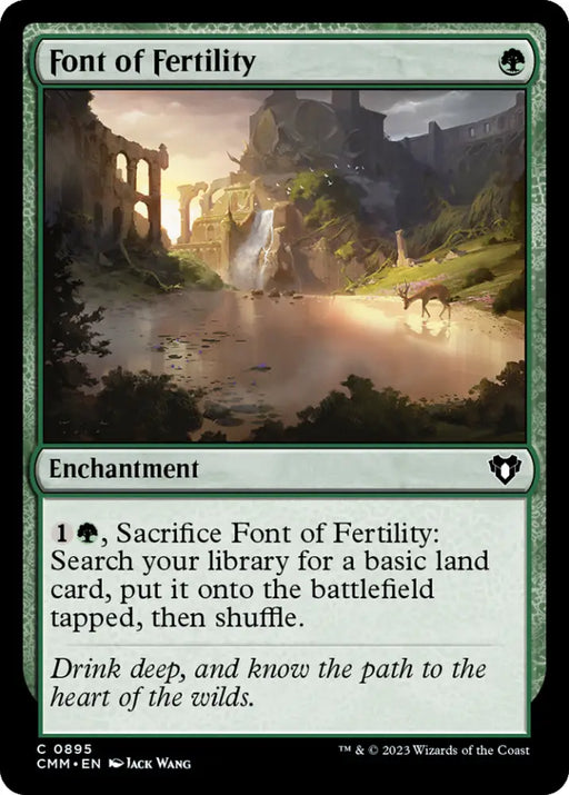 Font of Fertility [Commander Masters] - MTG Single