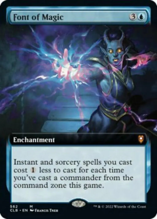 Font of Magic (Extended Art) [Commander Legends: Battle for Baldur’s Gate] - MTG Single