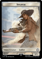 Food (0013) // Soldier (0004) Double-Sided Token [Fallout Tokens] - MTG Single